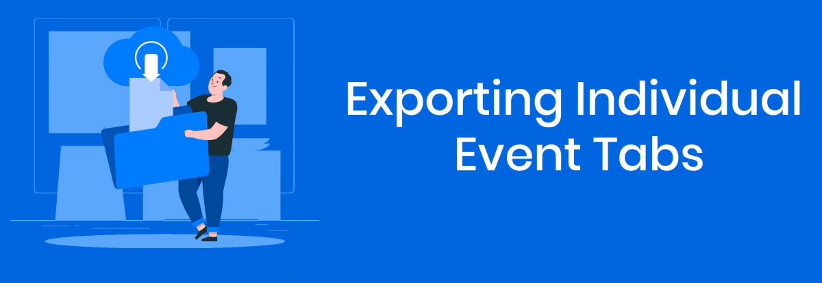 Export Event Tabs