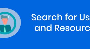 Search for Users and Resources